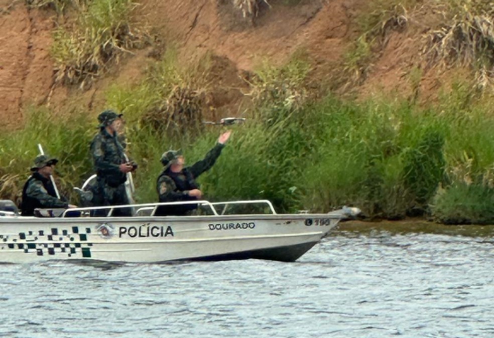 Polícia Ambiental busca por idoso que desapareceu em Presidente Epitácio (SP) — Foto: Polícia Militar Ambiental
