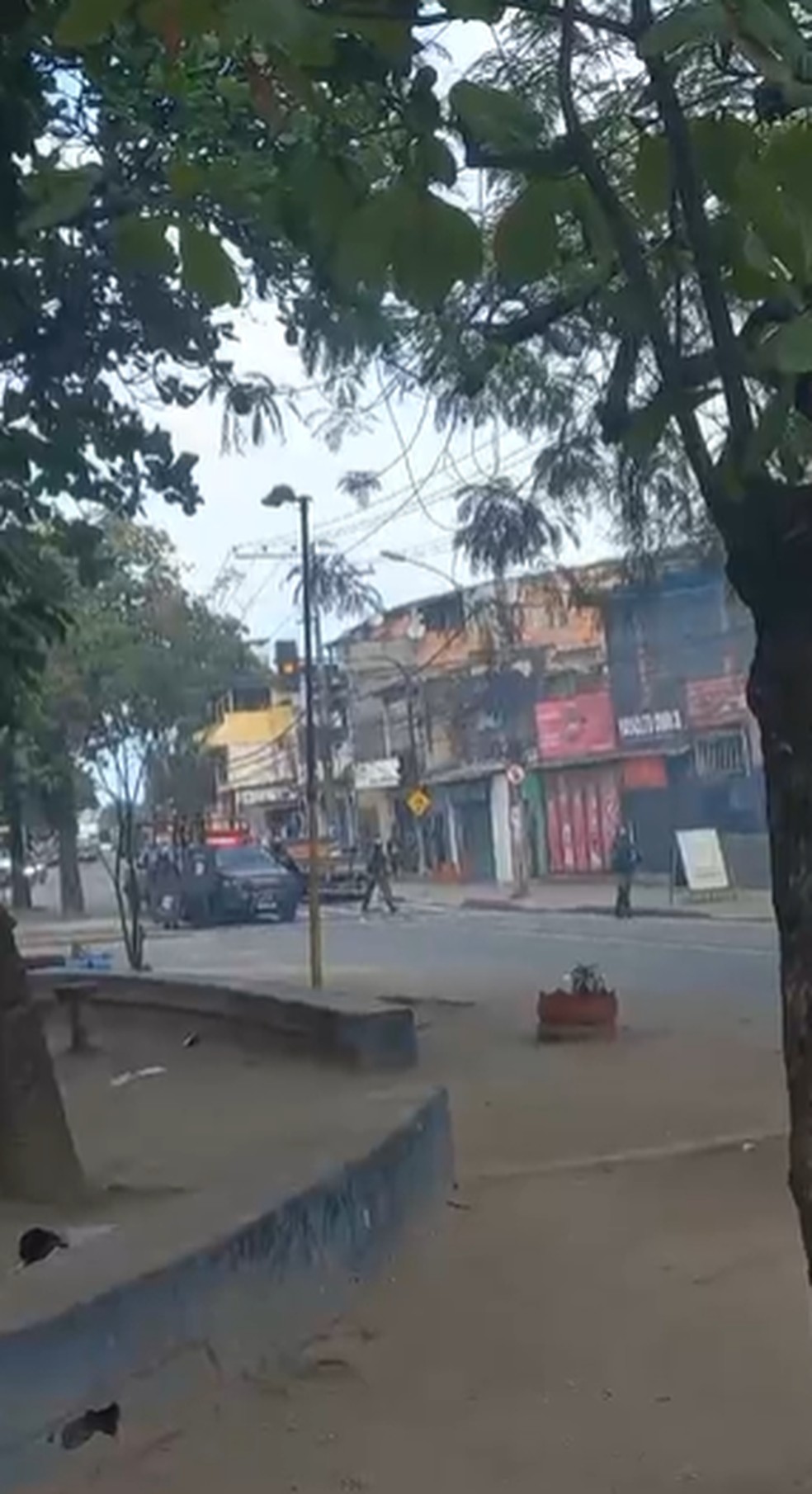 Manifestação na Cidade de Deus — Foto: Reprodução