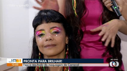 Veja como ficou maquiagem para Carnaval no JA1
