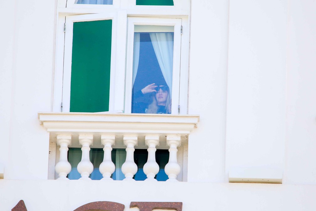 Madonna no Copacabana Palace — Foto: Jc Pereira/AgNews