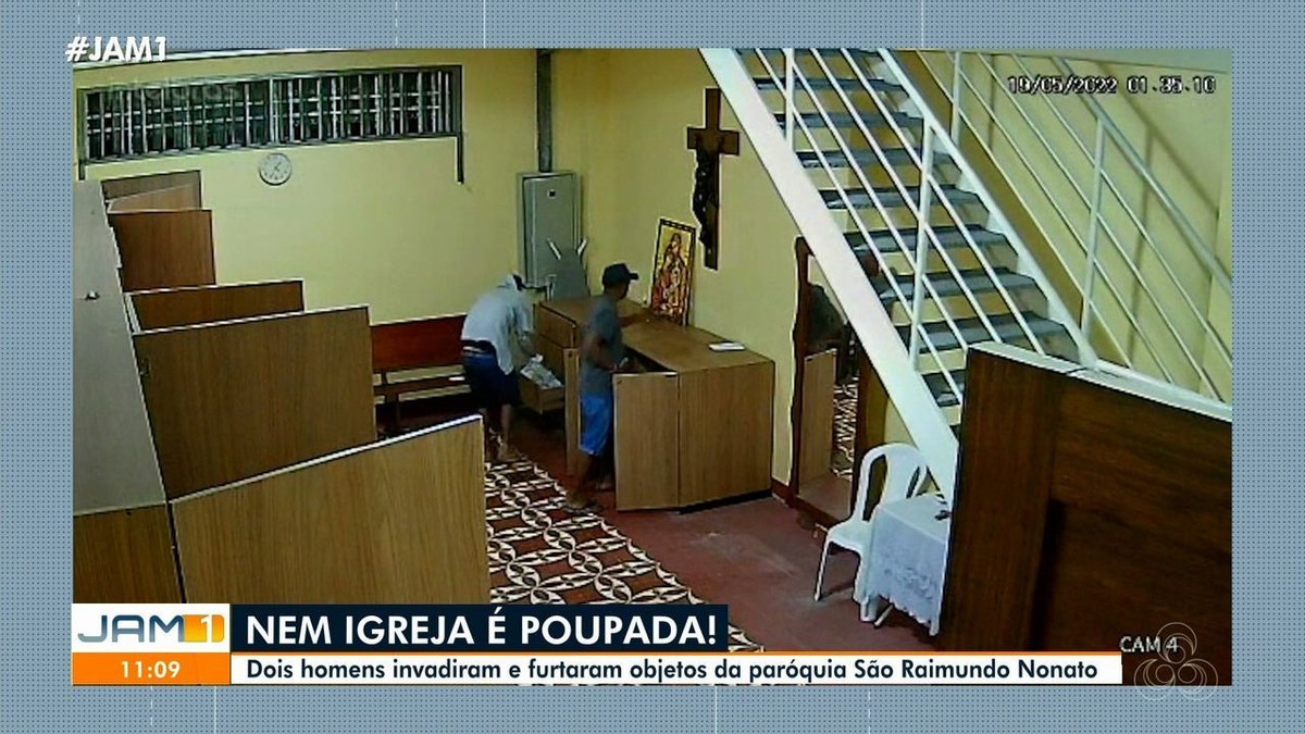 Criminosos invadem igreja em Manaus, furtam pertences e profanam com  objetos sagrados