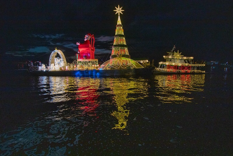 Decoração de Natal em Manaus — Foto: Reprodução