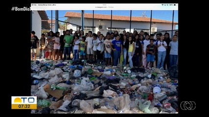 Estudantes de Mateiros coletam 250 quilos de materiais recicláveis durante gincana
