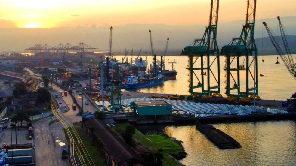 Ministério da Infraestrutura abre consulta pública visando a revisão da área do Porto Organizado de Santos — Foto: Prefeitura de Santos