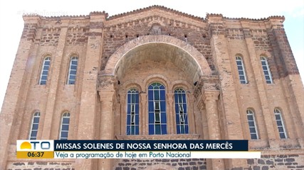 Missa solene de Nossa Senhora das Mercês é realizada em Porto Nacional