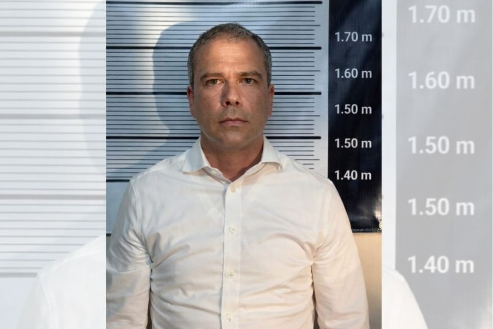 Imagem de Paulo Henrique Costa na Papuda — Foto: Imagem obtida pela TV Globo