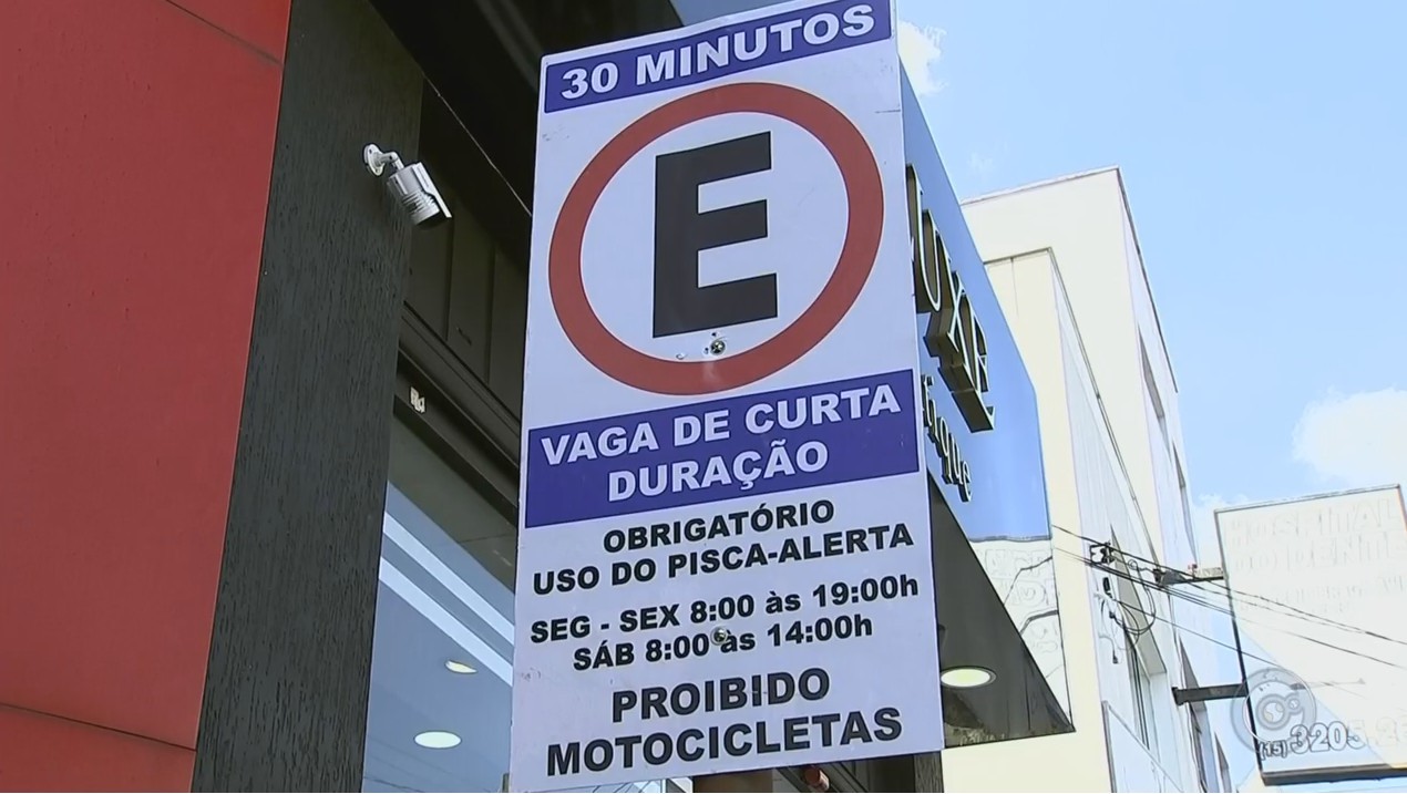 Sistema de estacionamento rotativo é implantado no Centro de Tatuí