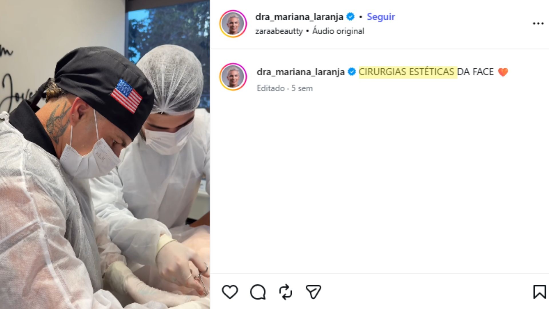 Dentista do ES indiciada por lesão corporal deve retirar vídeos de redes sociais mostrando procedimento de mini lifting facial