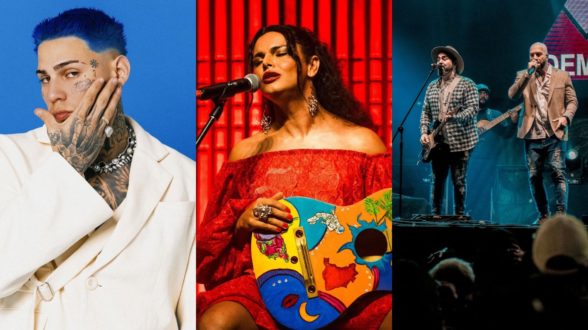 Rolê no Alto Tietê: fim de semana tem música com Marcos e Bueno, Traplaudo e Assucena