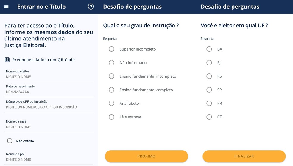 Aplicativo e-Título do TSE está disponível para Android e iOS — Foto: Divulgação/TSE