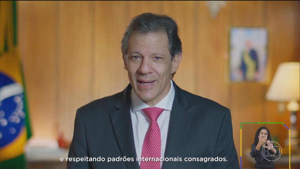 Haddad anuncia medidas de corte de gastos e isenção de IR para quem ganha até R$ 5 mil — Foto: Reprodução/TV Globo