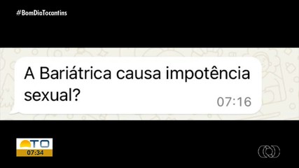 Descubra se cirurgia bariátrica causa impotência sexual no Bom dia Responde