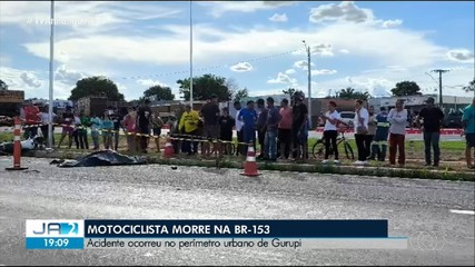 Motociclista morre em acidente de trânsito no perímetro urbano de Gurupi