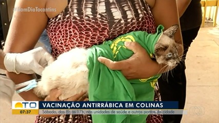 Colinas do Tocantins vai realizar ação de vacinação contra raiva neste sábado (02)