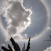 Fenômeno ao redor do sol em Teresina pode ser o anuncio de chuva 