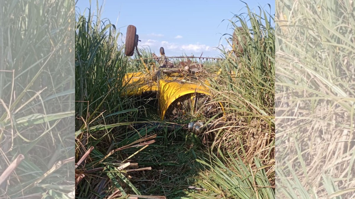 Avião agrícola cai em área rural e mata piloto no interior de SP; piloto morreu