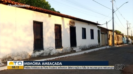 Centro histórico de Porto Nacional enfrenta problemas de conservação