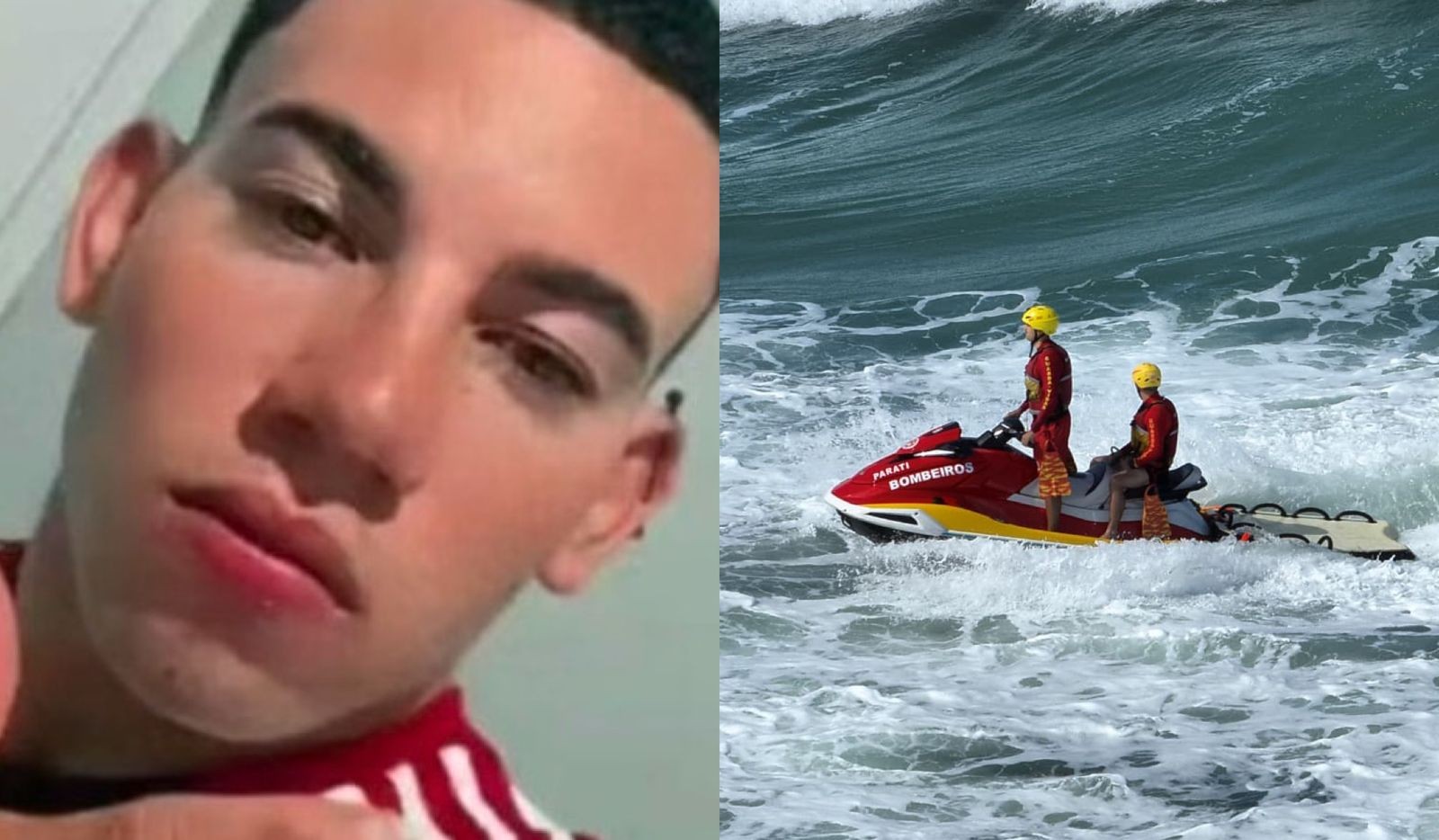 Corpo encontrado no mar de SC pode ser de jovem de MG desaparecido há uma semana