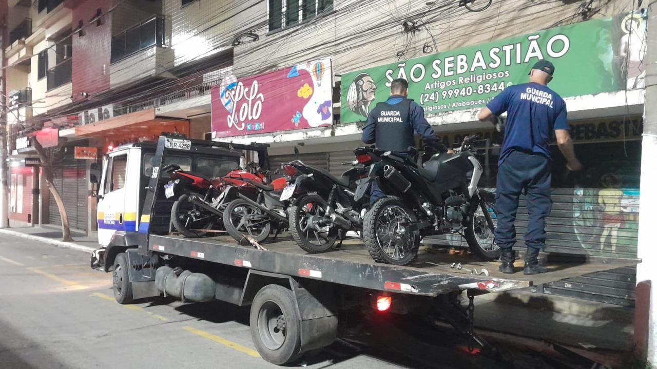 Operação apreende mais de 20 motos irregulares em Angra dos Reis e Volta Redonda