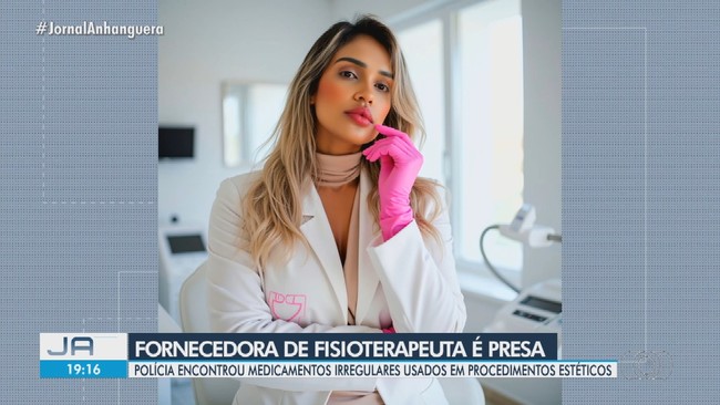 Polícia prende mulher suspeita de fornecer remédios irregulares para fisioterapeuta