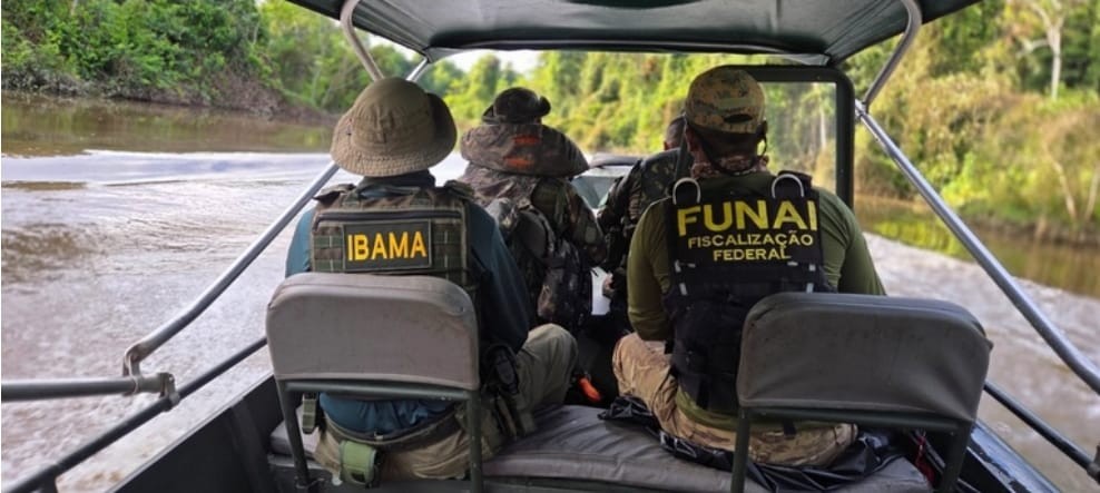 Operação apreende 545 kg de pescado ilegal e armas no Vale do Javari, no AM