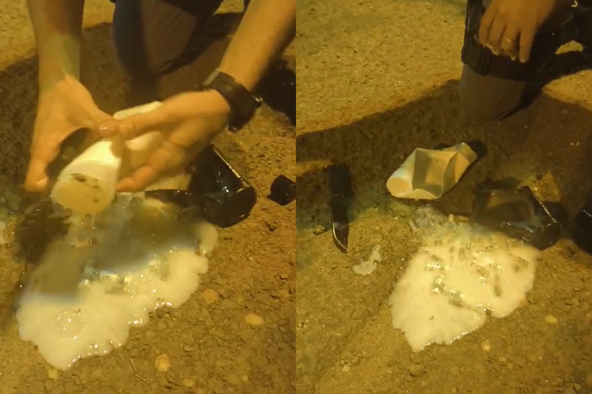 VÍDEO: Remédios e anabolizantes são apreendidos em frascos de produtos de higiene no interior de SP