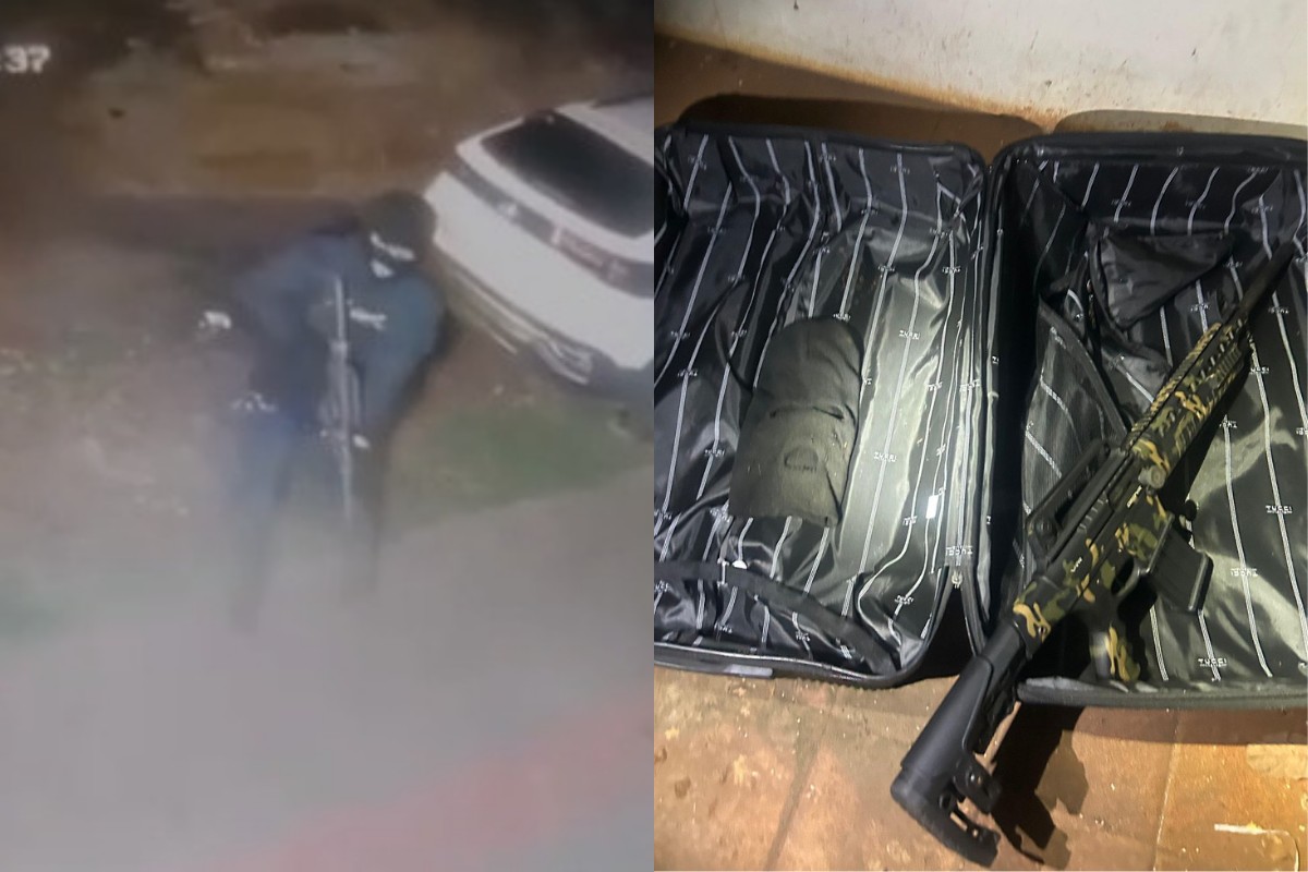 Arma turca suspeita de ser usada em duplo homicídio é encontrada com homem morto em confronto em MS