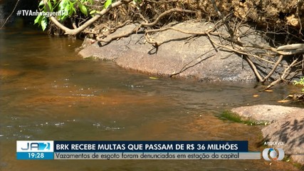 Companhia de água do TO recebe mais de R$ 36 milhões de multas por vazamento de esgoto