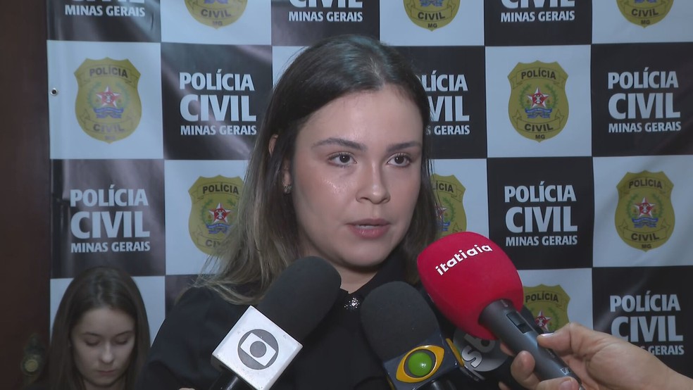 A delegada Karla Moreira Lima Carvalho — Foto: Reprodução/TV Globo