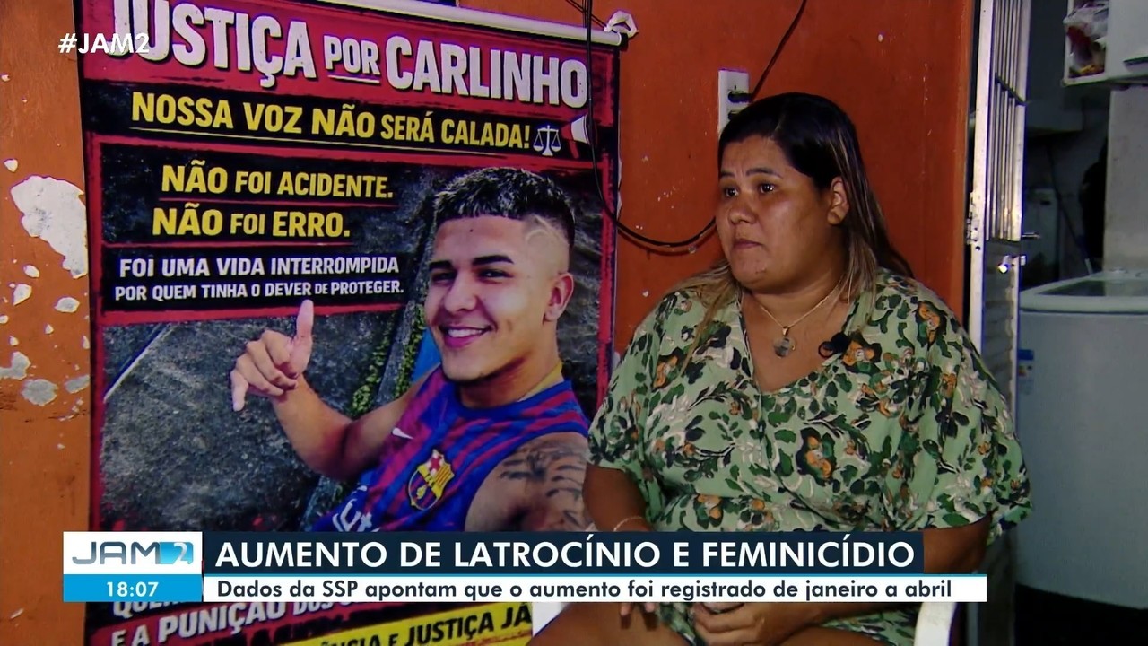 Latrocínios e feminicídios aumentam no Amazonas apesar da queda nos homicídios em 2026
