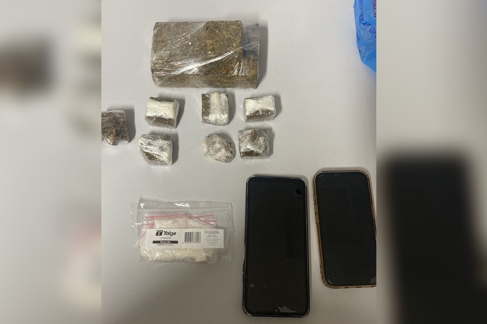 Um homemfoi preso suspeito de tráfico de drogas em Presidente Prudente (SP) — Foto: Reprodução/Polícia Civil