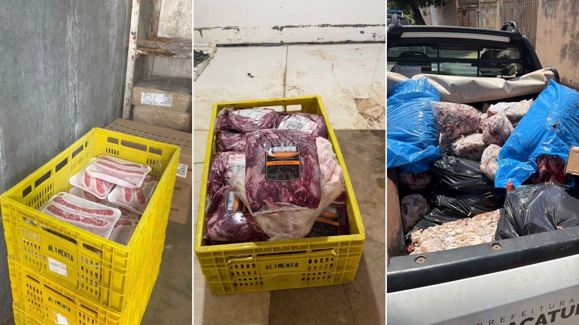 Ex-vereador e irmão são presos por manter fábrica clandestina com meia tonelada de carne imprópria para o consumo