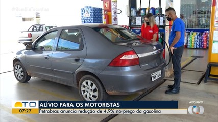 Petrobras anuncia redução de 4,9% no preço da gasolina