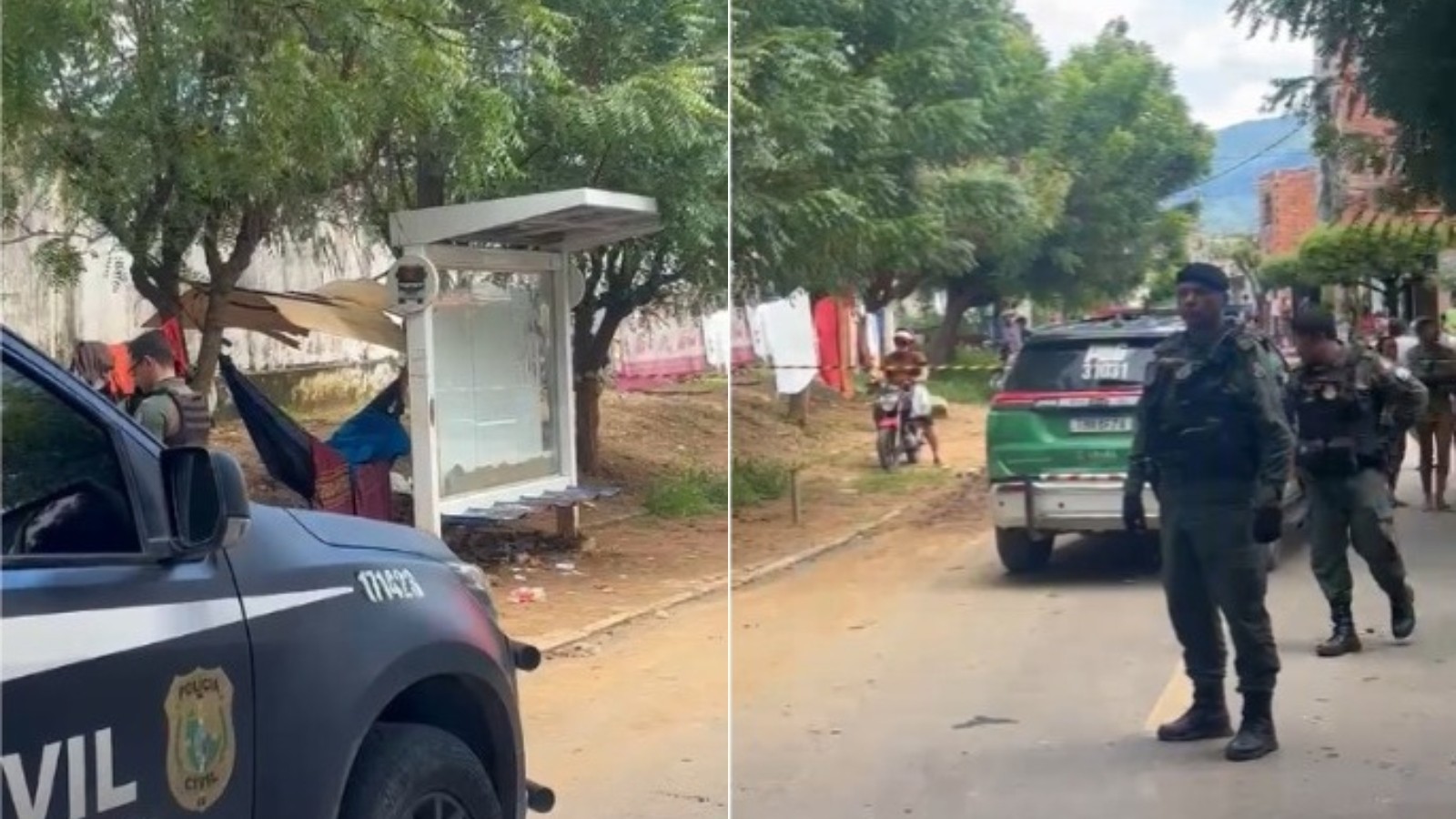 Dupla em moto mata homem dormindo em rede na rua no Ceará