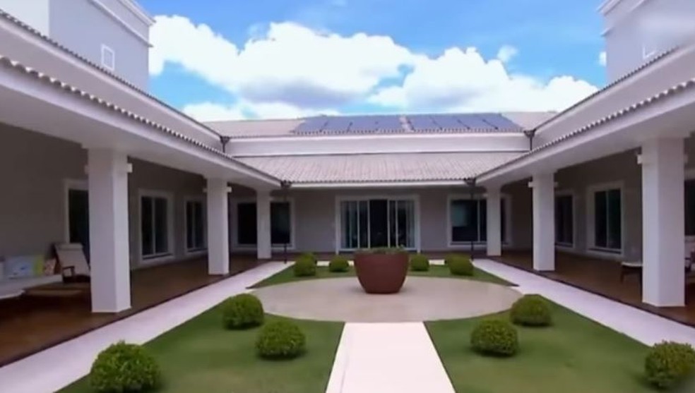 Mansão do cantor Daniel, em Brotas (SP) — Foto: Reprodução/ redes sociais