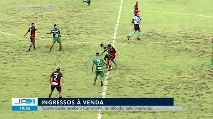 Ingressos para jogo do Tocantinópolis e Cametá estão à venda