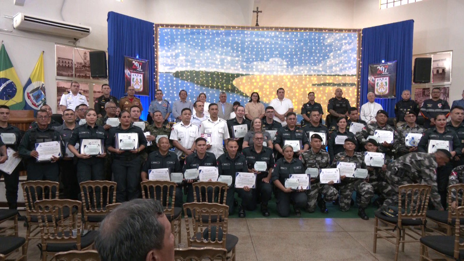 Sessão solene na Câmara de Vereadores de Santarém homenageia os 207 anos da PM