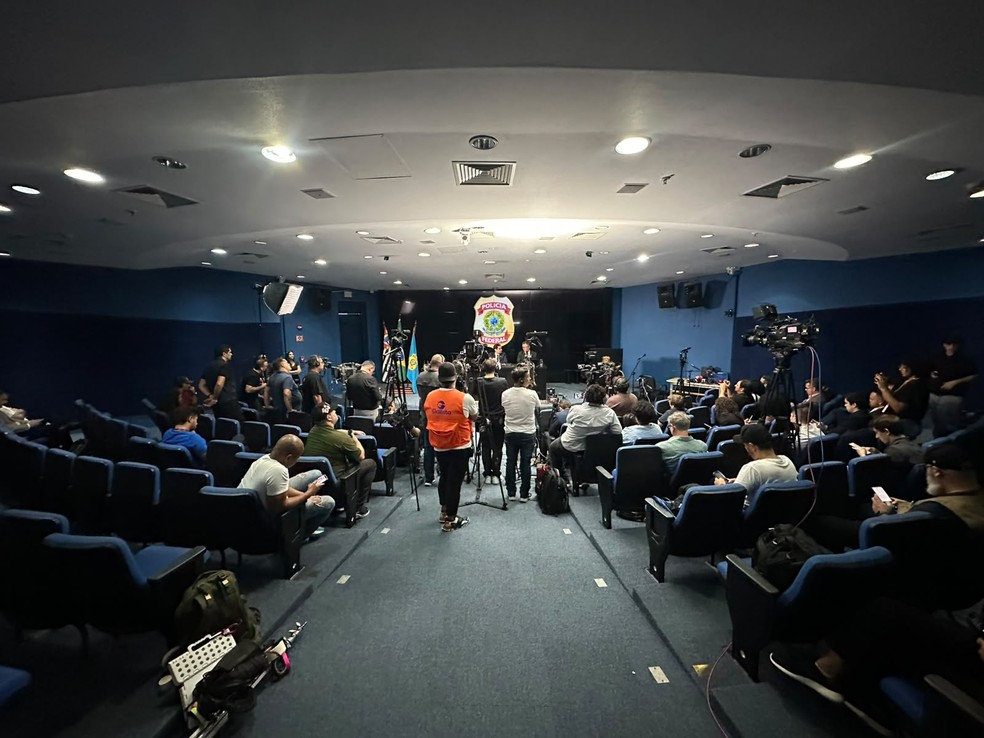 Polícia Federal divulga conclusão da investigação sobre queda do avião da Voepass em Vinhedo — Foto: Gabriella Ramos/g1