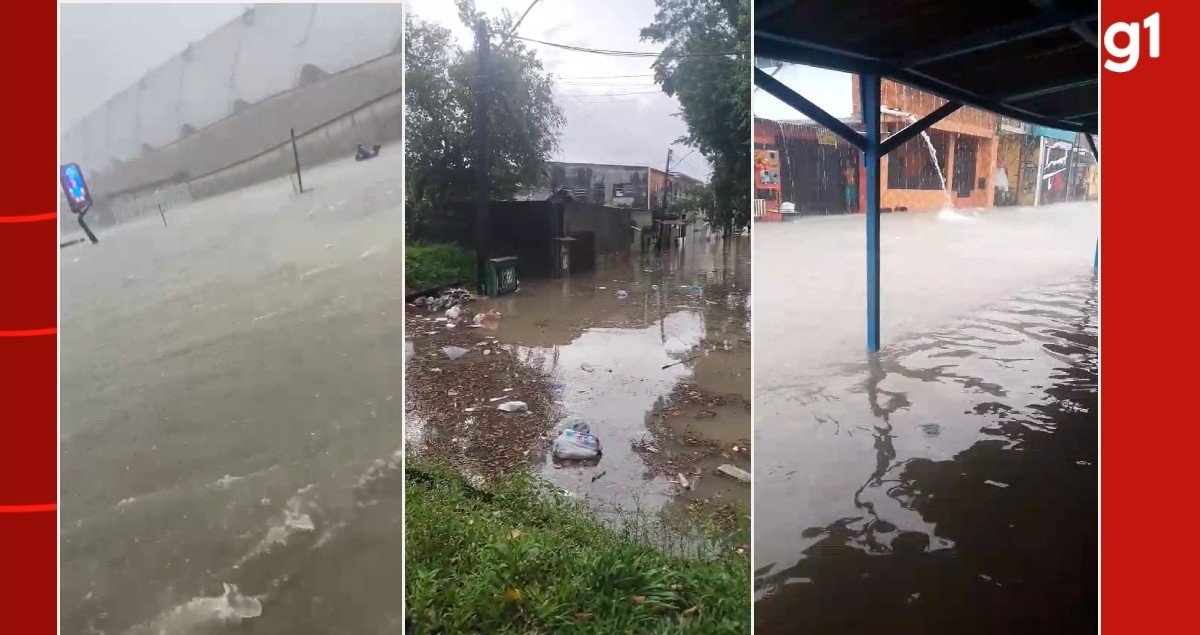 Chuvas intensas causam alagamentos em Manaus; veja previsão para quinta