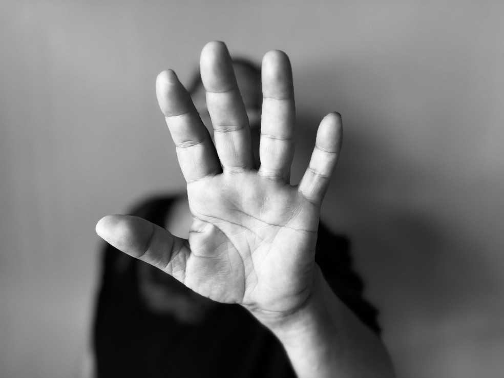 Violência contra a mulher — Foto: Jainni Victória