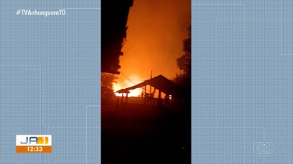 Fogo atinge zona rural de Araguatins