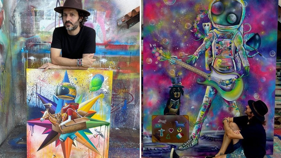 Artista de Assis tem obras arrematadas em leilão beneficente em São Paulo (SP) — Foto: Arquivo pessoal