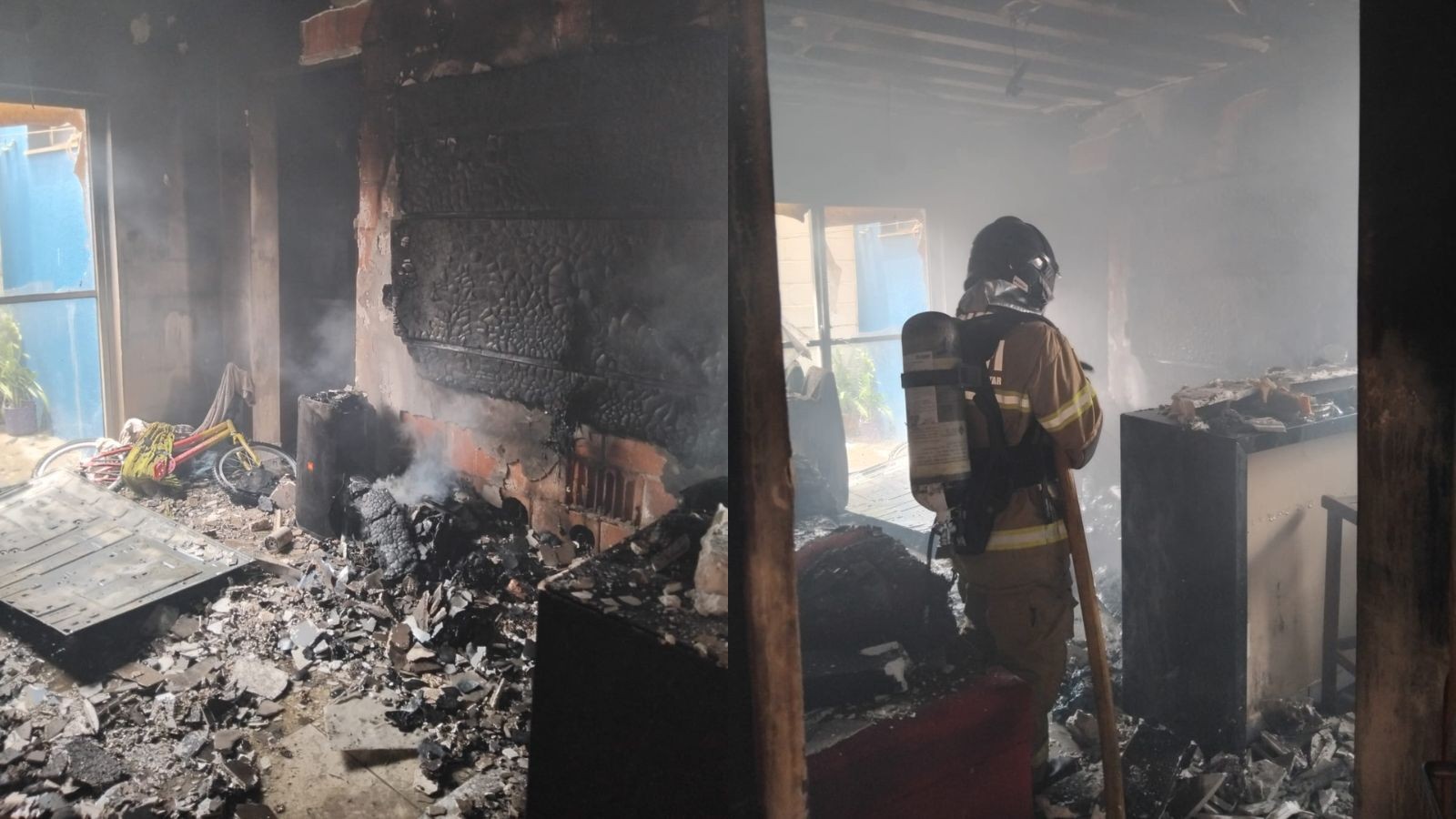 Incêndio atinge apartamento em Teresina; quatro pessoas inalaram fumaça