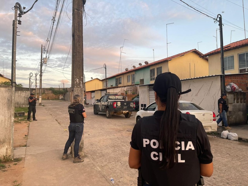 Imagens da 12ª fase da Operação Unum Corpus — Foto: Divulgação/Polícia Civil