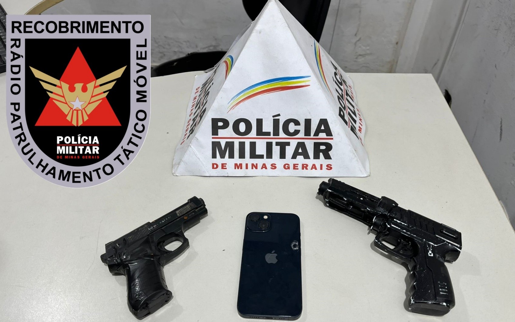 Três pessoas são presas após tentativa de roubo com arma falsa no Centro de Pouso Alegre, MG