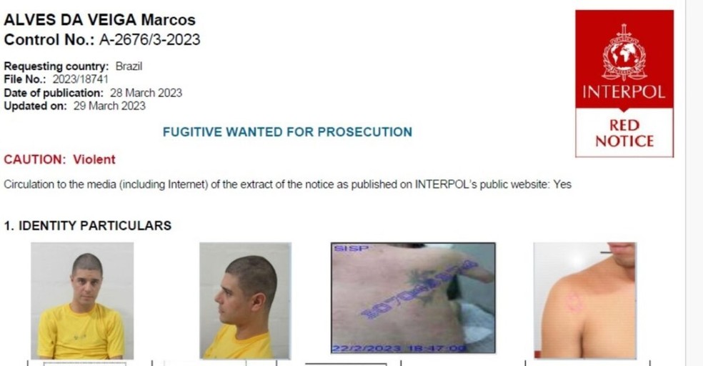 Marcos Veiga permanece en prisión a disposición de la Justicia. — Foto: Policía Civil de Santa Catarina