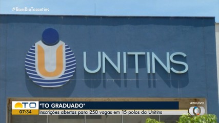 Estão abertas as inscrições para 250 vagas gratuitas em cursos tecnólogos da Unitins