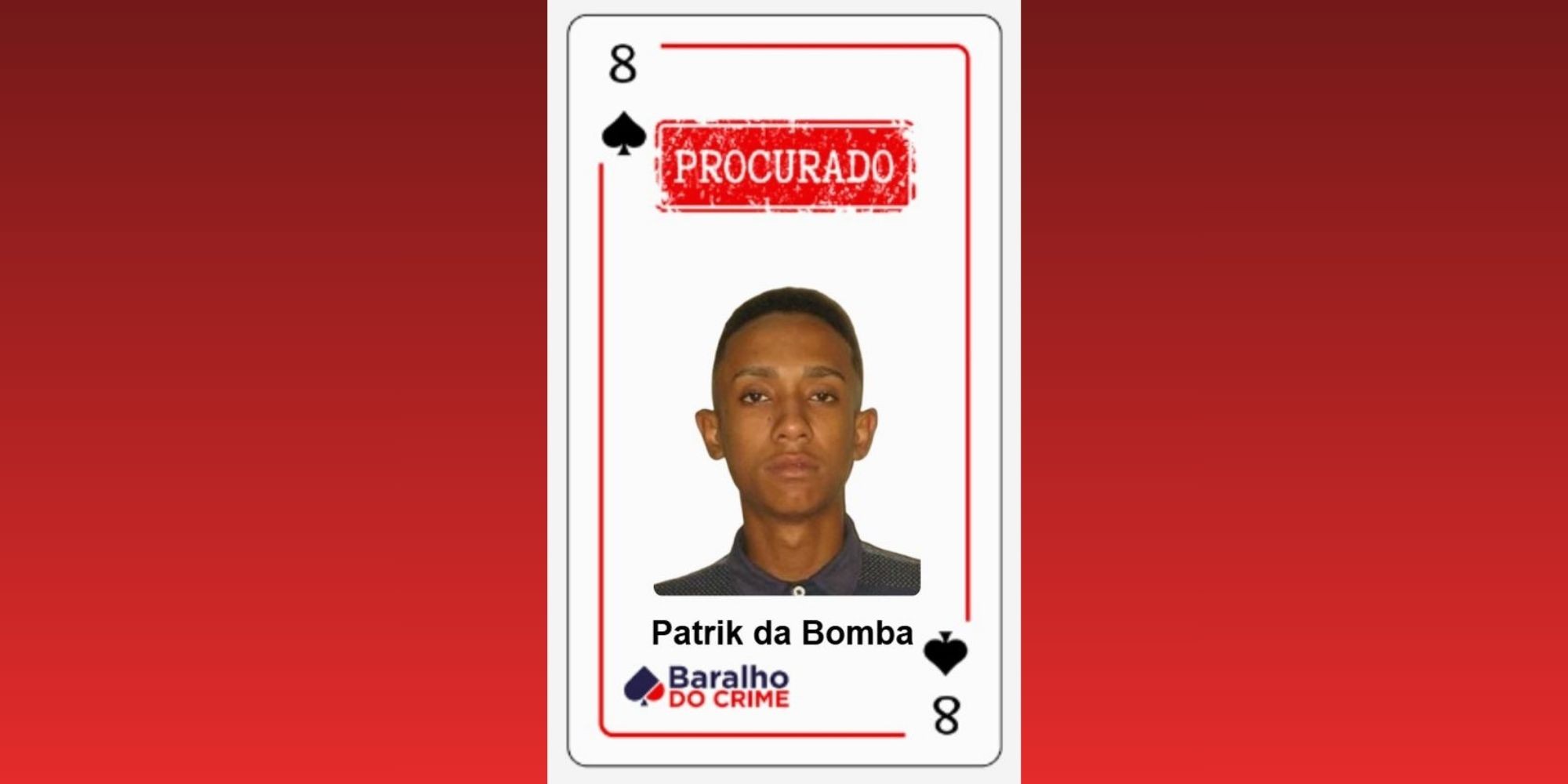 '8 de Espadas' do Baralho do Crime da Bahia é preso em Mogi das Cruzes