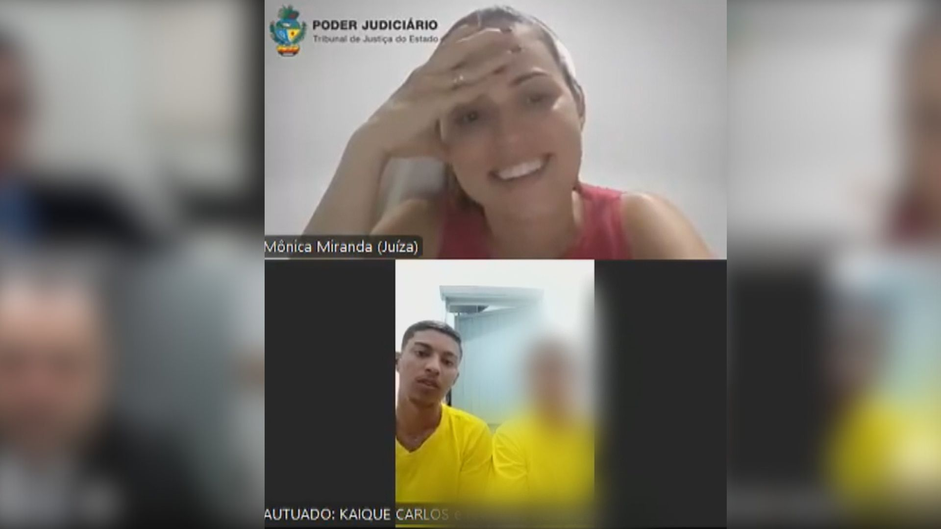 Juíza dá risada ao reencontrar preso em audiência de custódia e brinca: ‘Você aqui de novo?’; vídeo