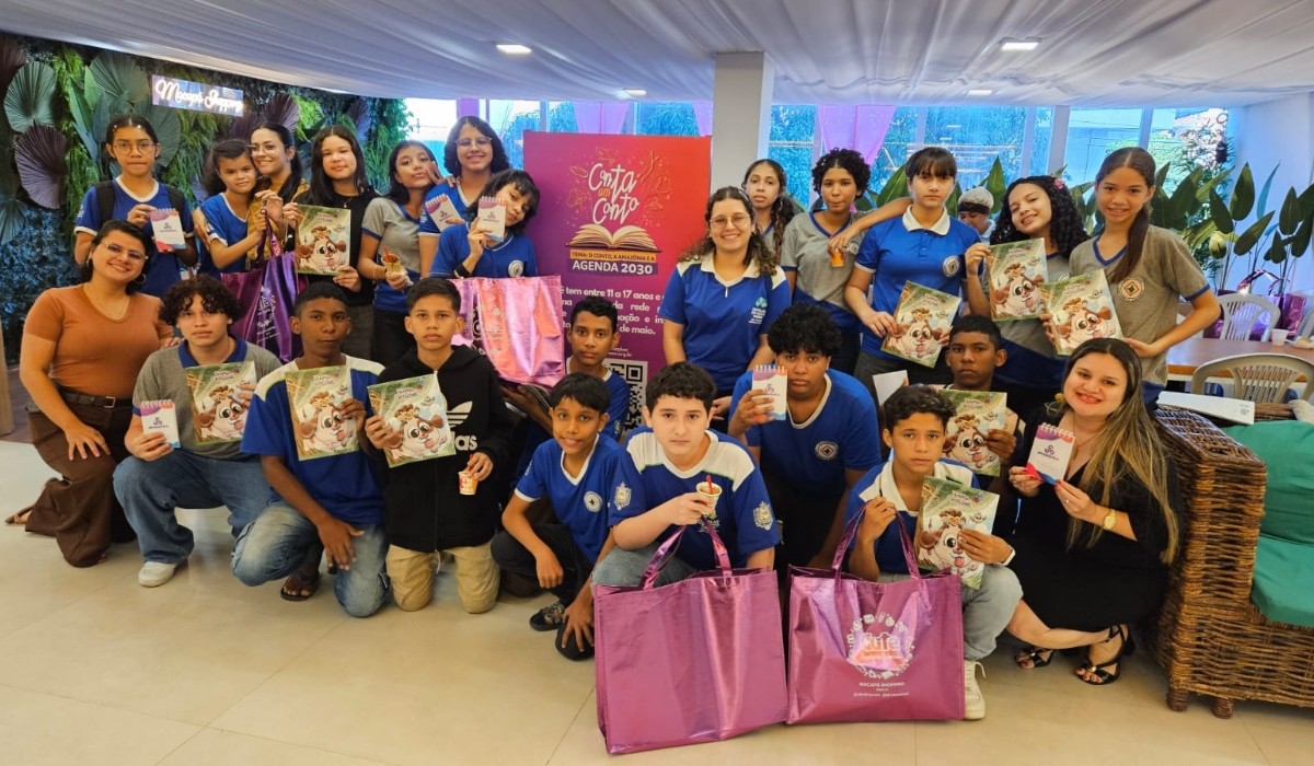 Mais de 200 estudantes participam do Conta Um Conto com foco na Amazônia e Agenda 2030